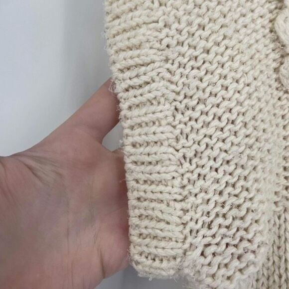 Vintage Memphis Jones by Babette Silk Blend Sleeveless Cream Knit Top Vest mediu - Picture 6 of 8